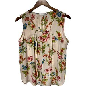 Rose and Olive Floral Blouse Mulitcolor Size Medium